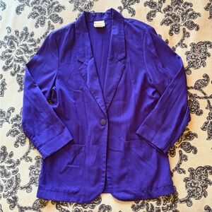 Women's Purple Blazer